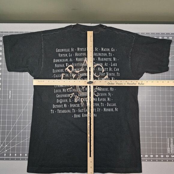 Vintage Tracy Lawrence Tshirt Large 90s Country Music Band Concert Singlestitch - Picture 9 of 11